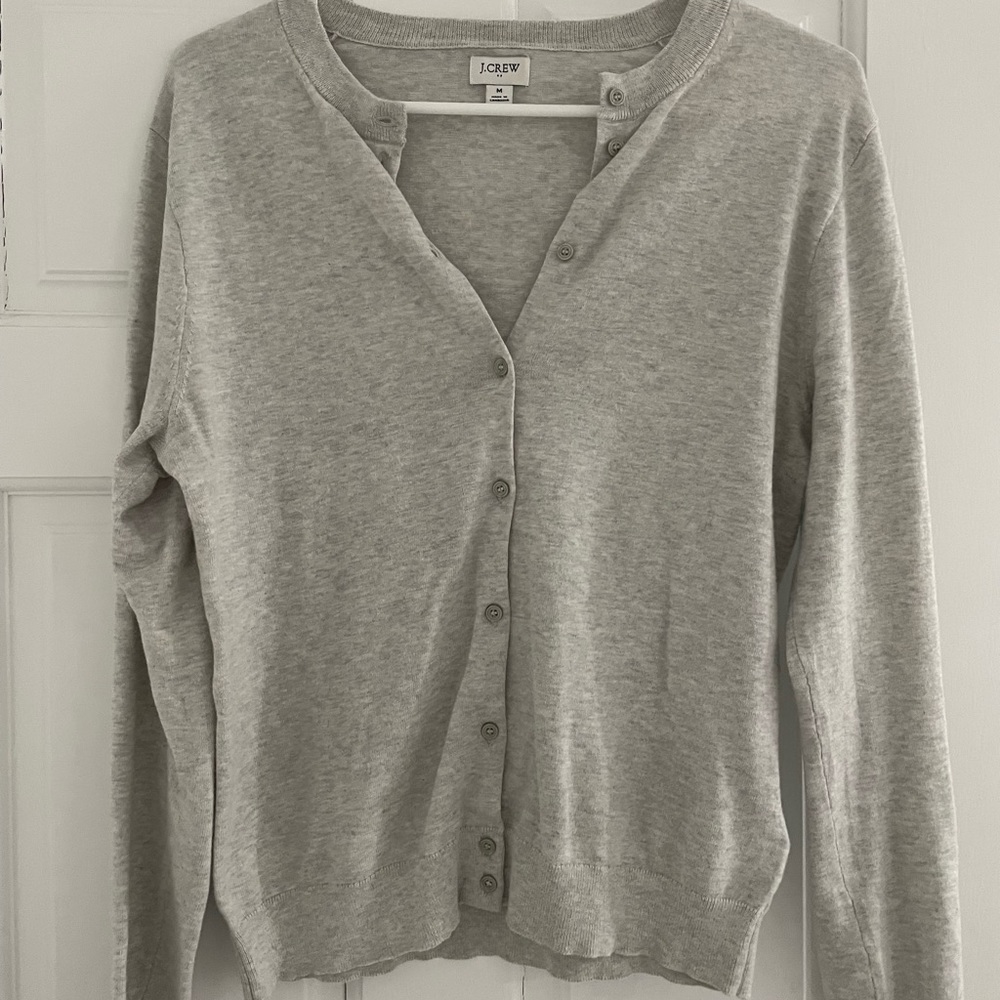 J.Crew Gray Button Up